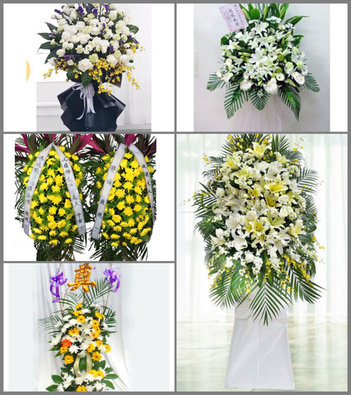 福建三明大田县上京镇赤水村白事花篮预定